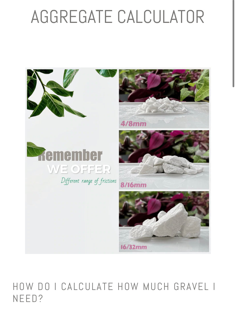 Stones4gardens Calculator - Know how much stones you need for your garden project!