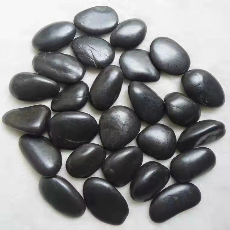 Black High Polished Pebbles  š®š©