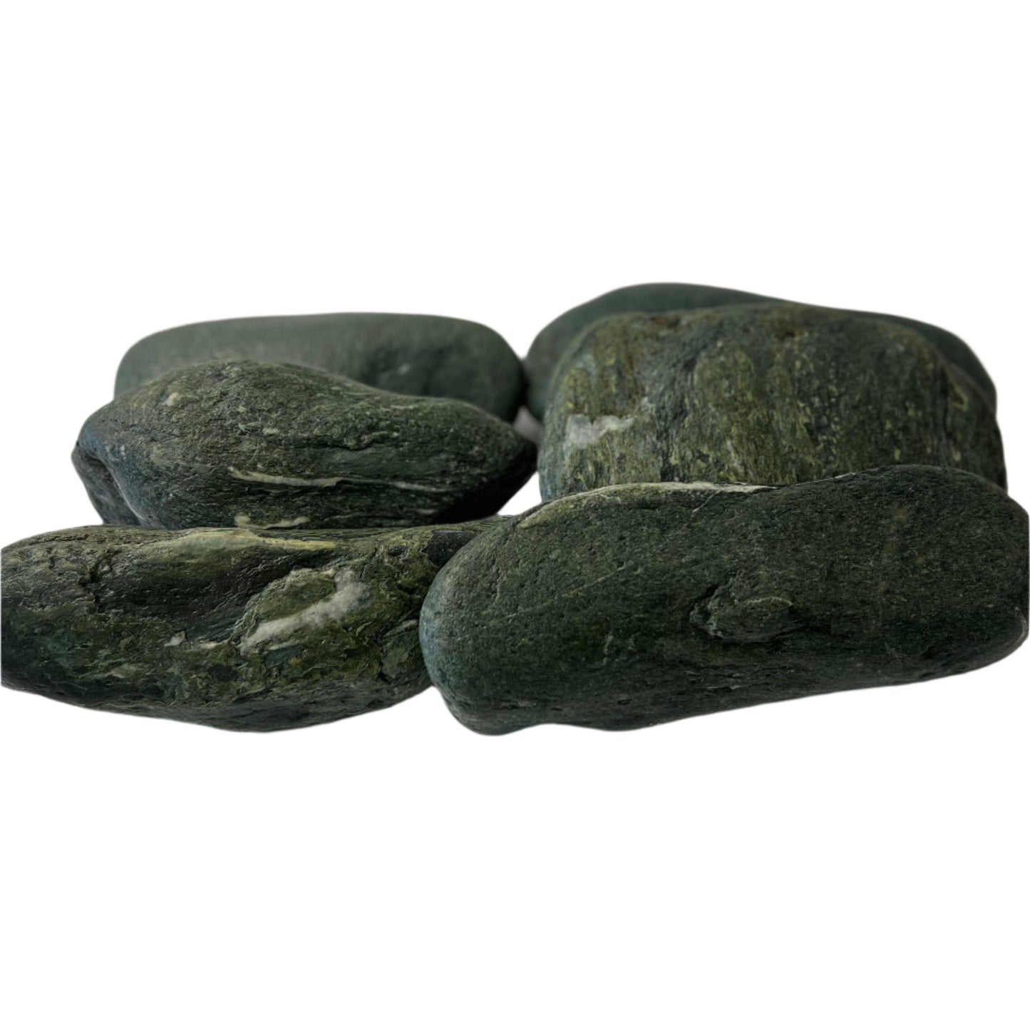 Set of 6 Small Green Angel Boulders