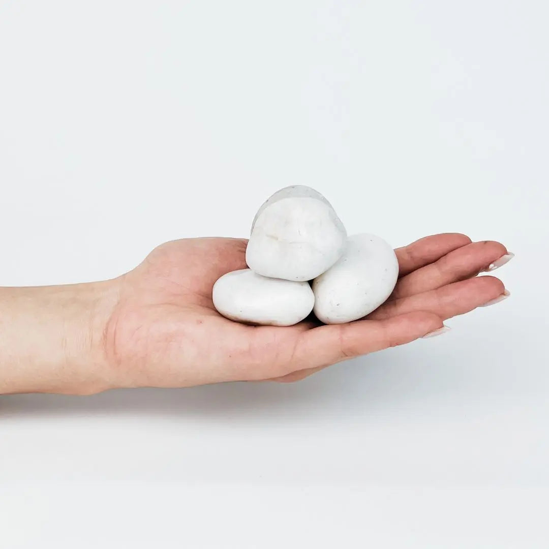High Polished White Pebbles