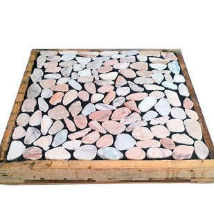 Pink Rose Cut Half Pebbles 🇵🇹