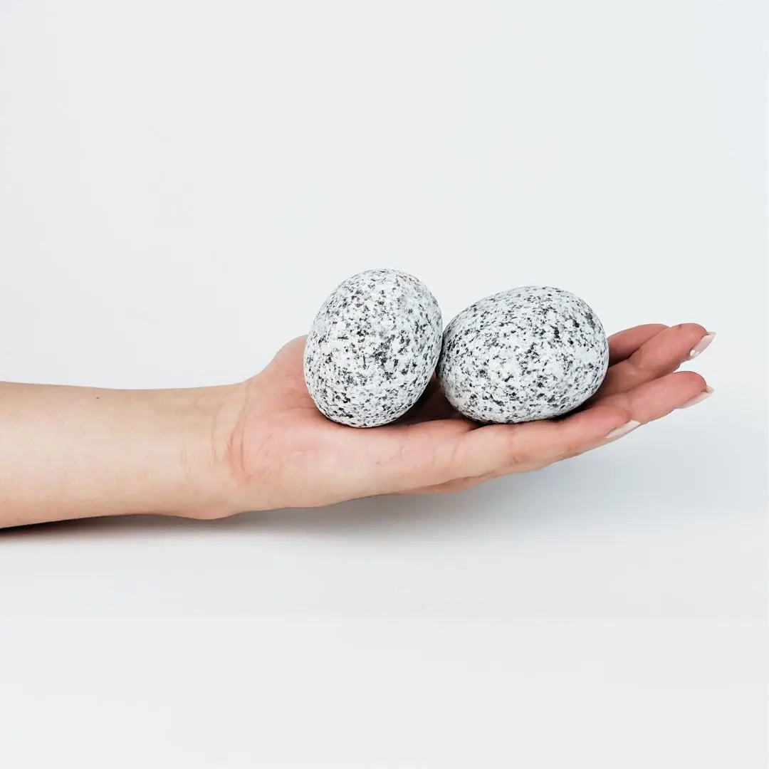 Silver Granite Balls Pebbles 🇵🇹
