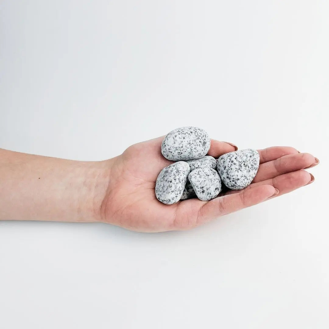 Silver Granite Pebbles - Cobbles 🇵🇹