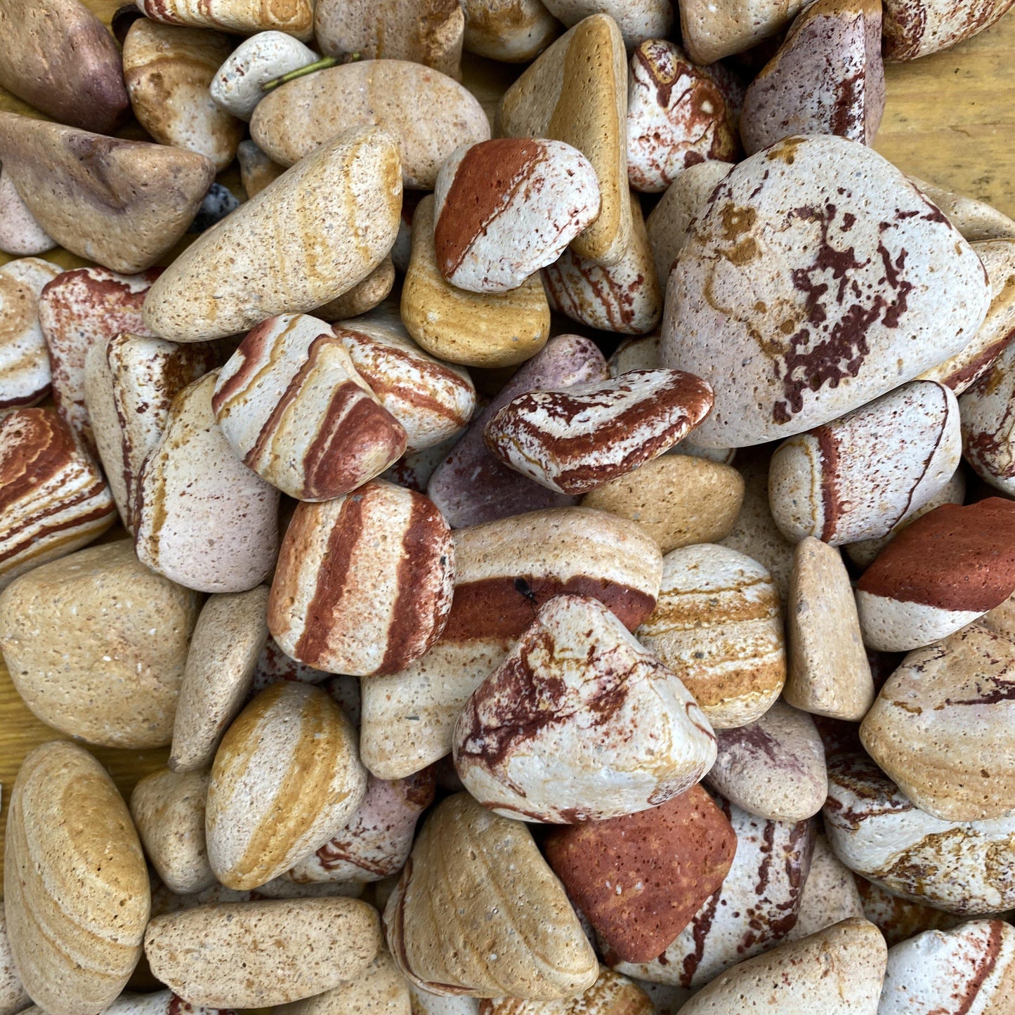 Rainbow Sandstone Pebbles-Pebble-Stones4Gardens-stones4gardens