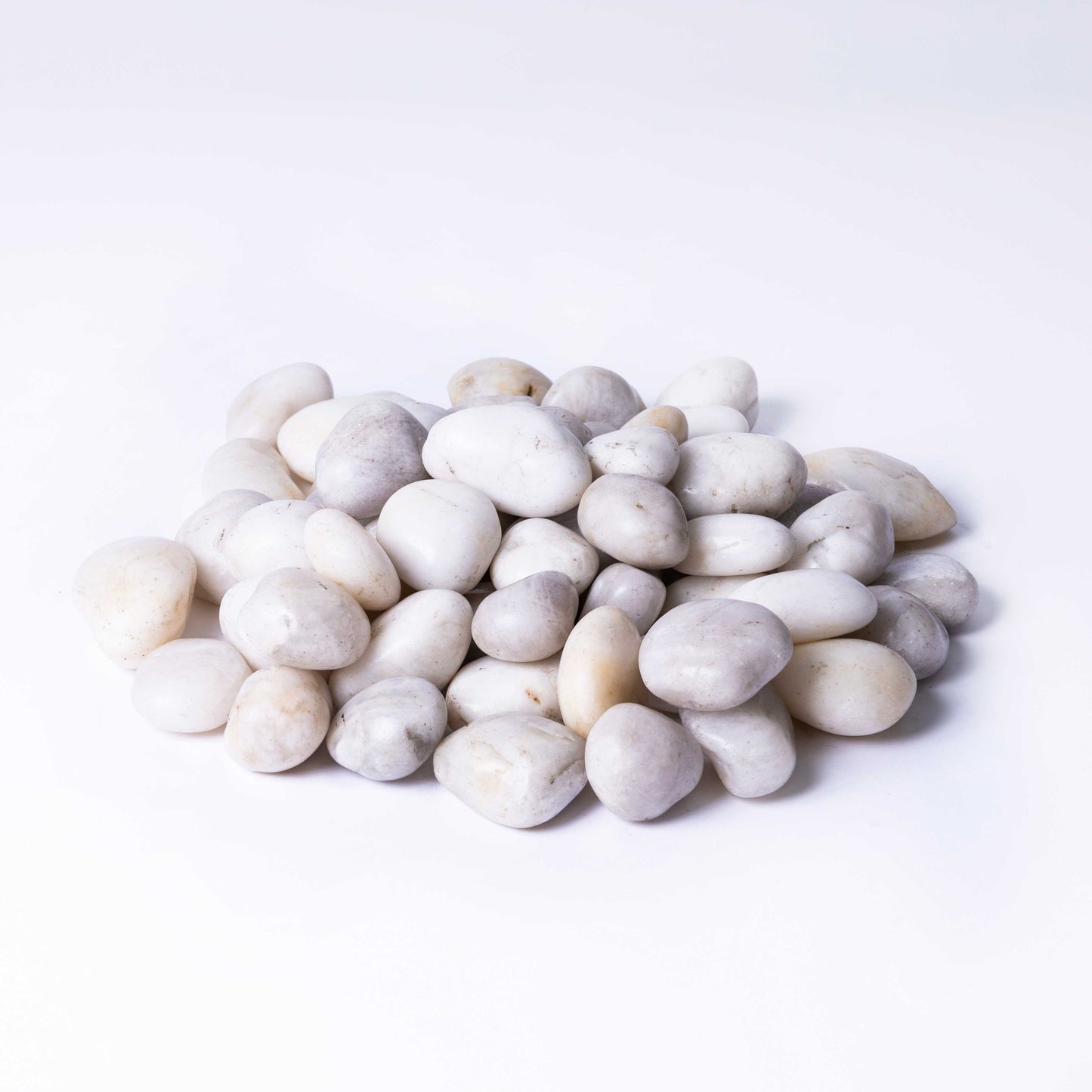 High Polished White Pebbles