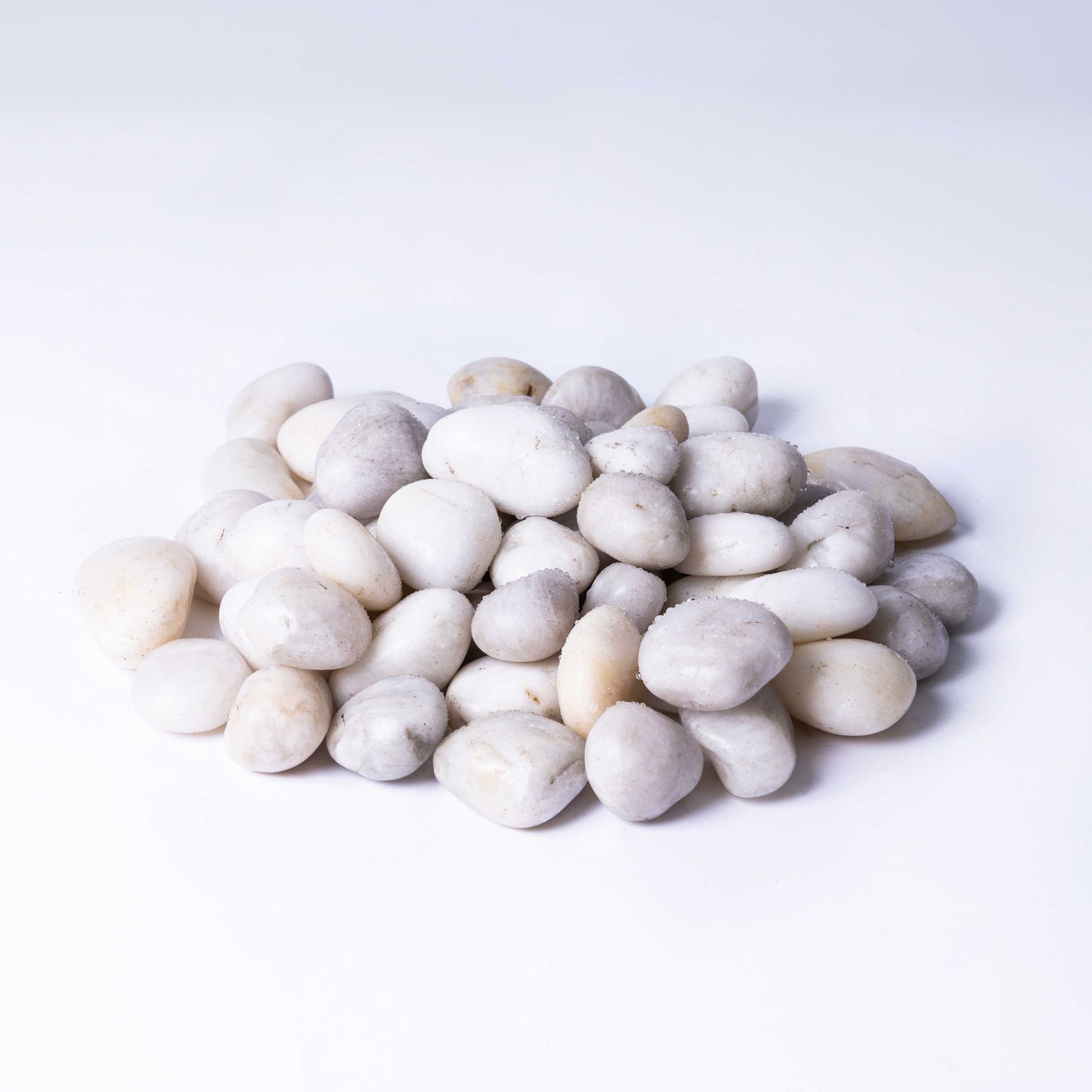 High Polished White Pebbles