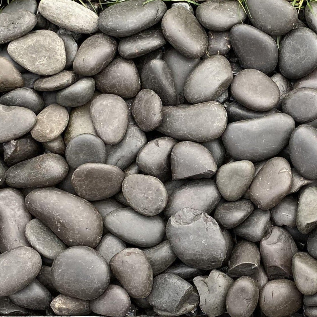 Black Polished Pebbles-Pebble-Stones4Gardens-stones4gardens