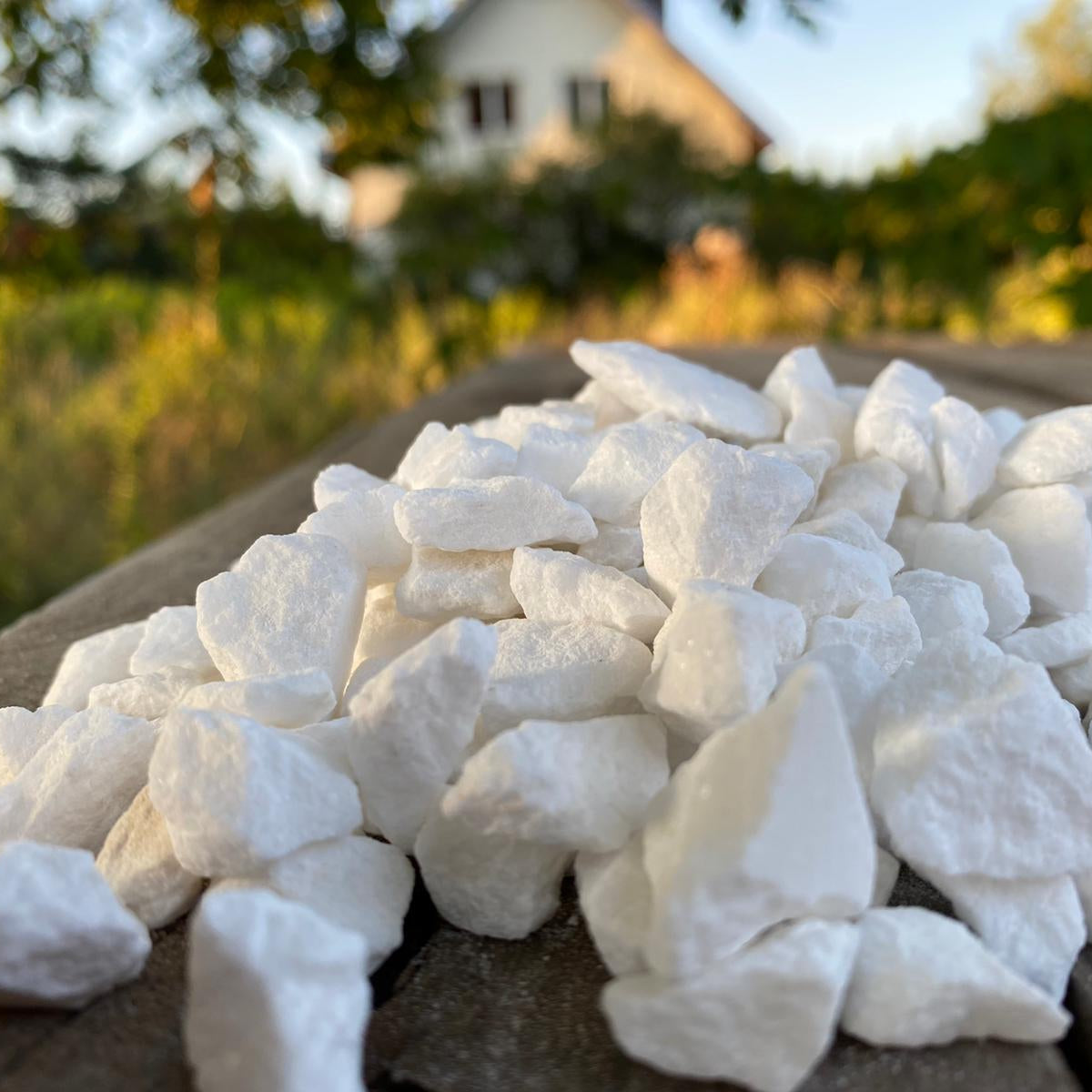 Greek Snow - White Thassos Marble Gravel-Gravel-Stones4Gardens-stones4gardens