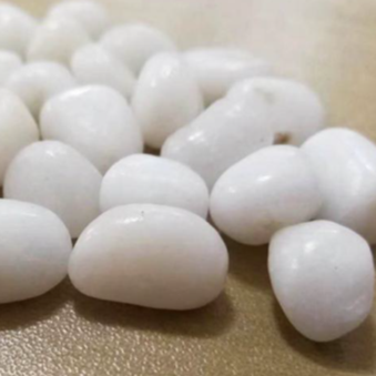 High Polished White Pebbles