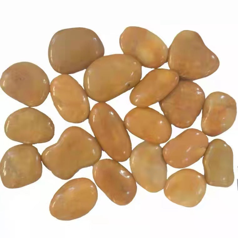 Polished Yellow Pebbles šµš