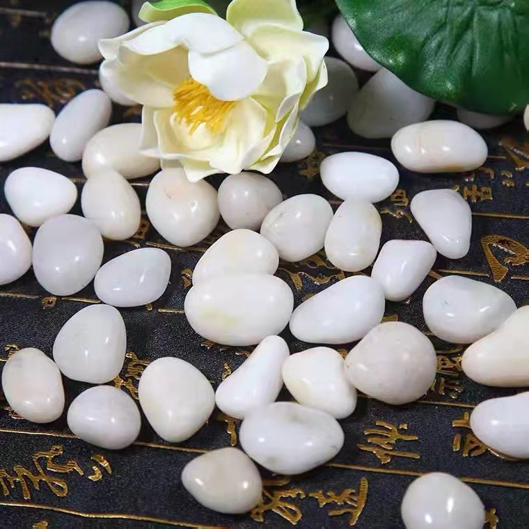 High Polished White Pebbles