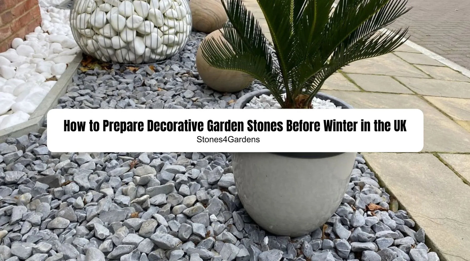 How to Prepare Decorative Garden Stones Before Winter in the UK