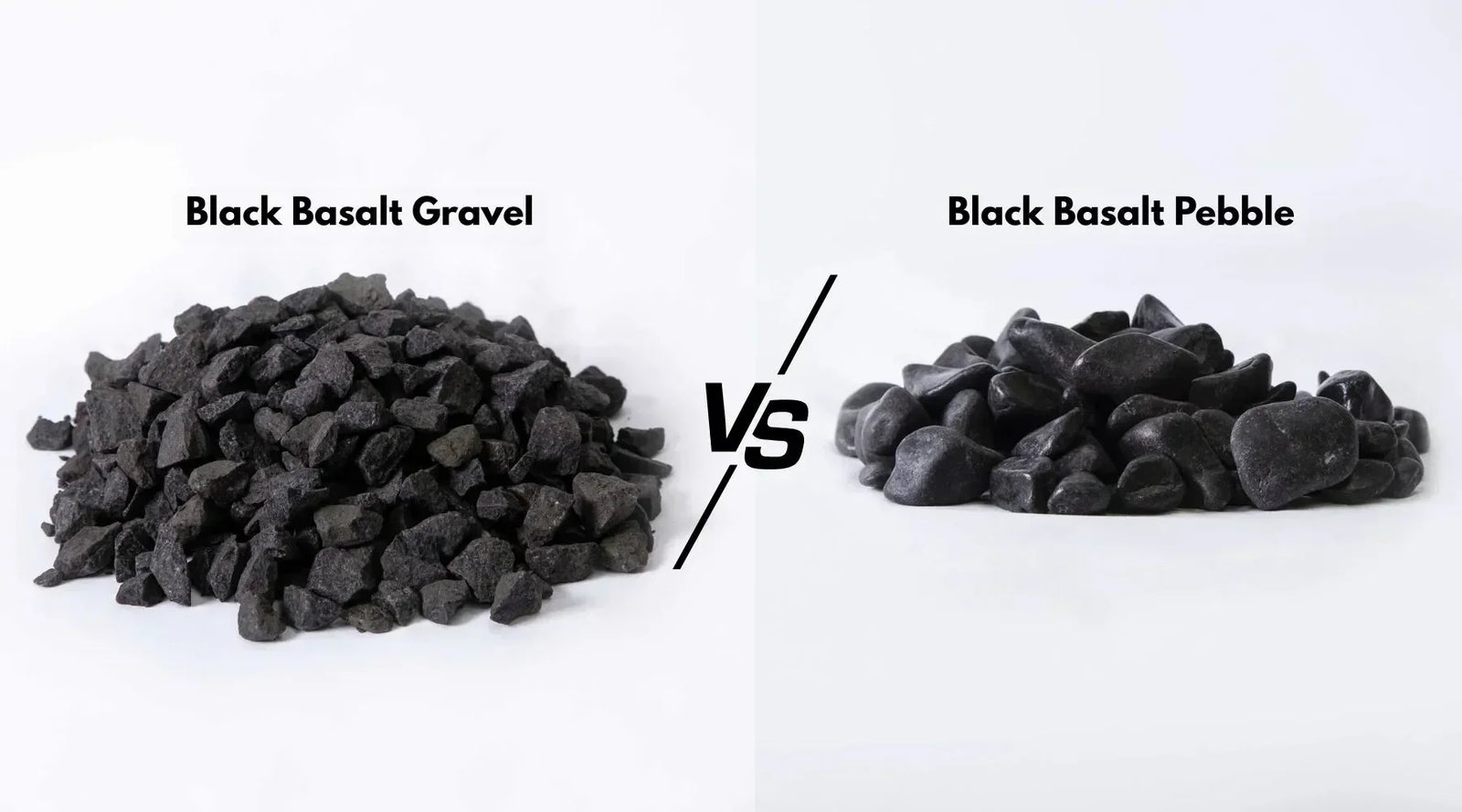 Black Basalt Gravel & Pebbles: Differences Between River vs Volcanic