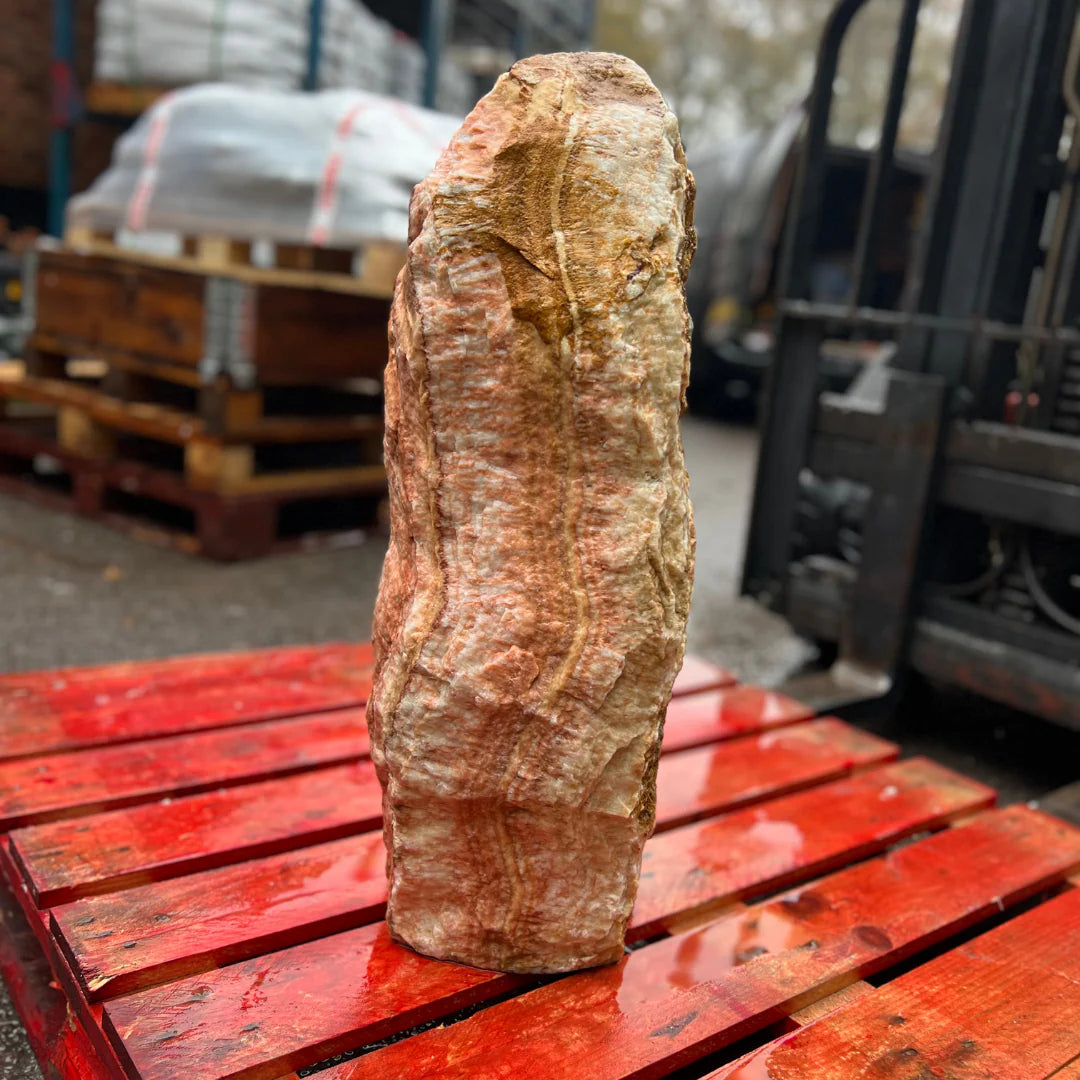 Decorative garden stone MON-027 from Stones4Gardens UK, crafted from durable natural rock for outdoor use.