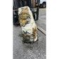 Natural stone monolith MON-033 in gold and grey tones, handcrafted for UK gardens and outdoor landscapes.