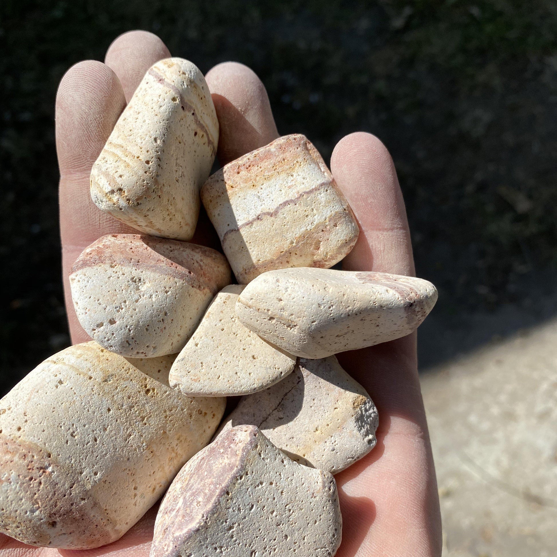 Rainbow Sandstone Pebbles-Pebble-Stones4Gardens-stones4gardens