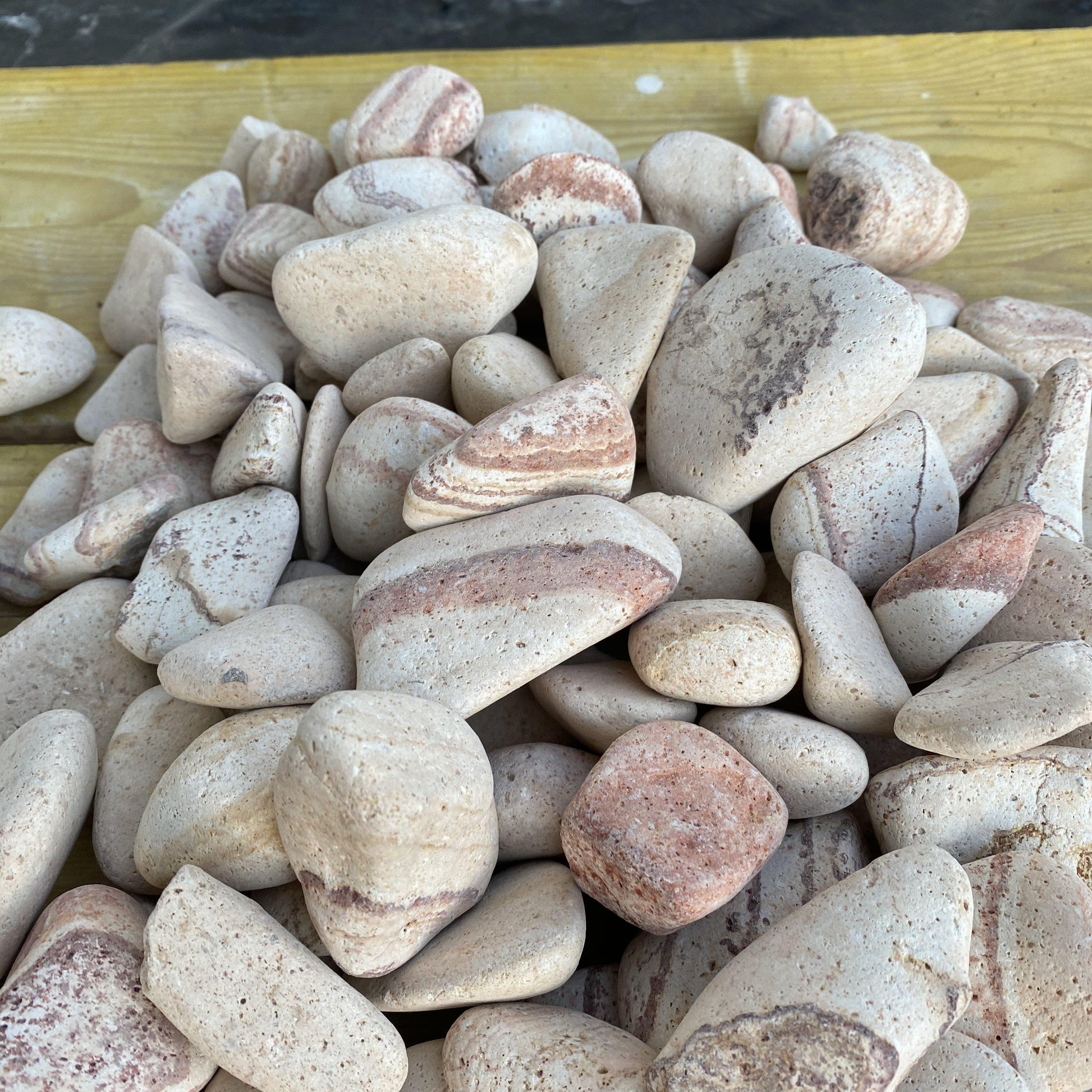 Rainbow Sandstone Pebbles-Pebble-Stones4Gardens-stones4gardens