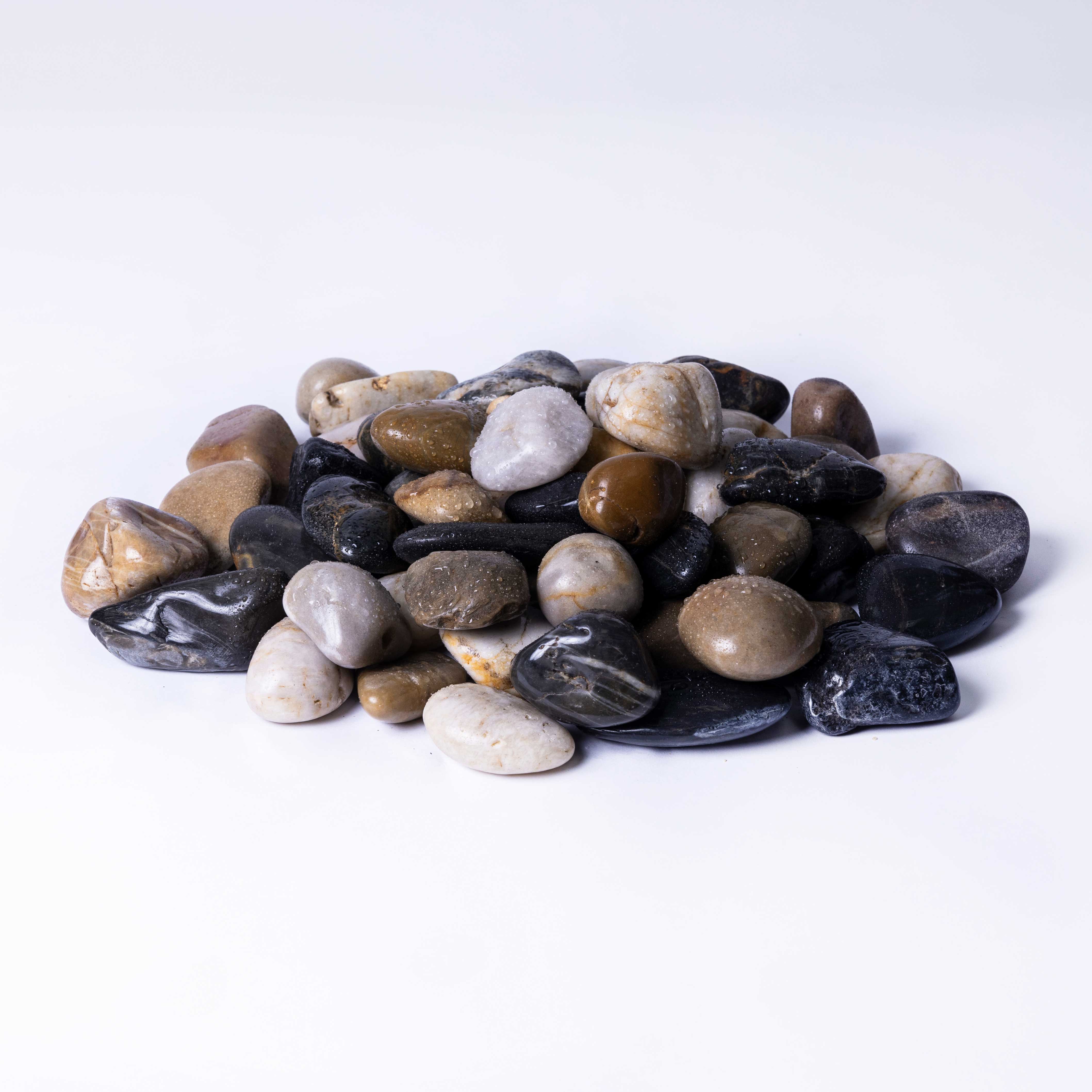 High Polished Multicoloured Pebbles 30-50mm | Bulk Bags Available