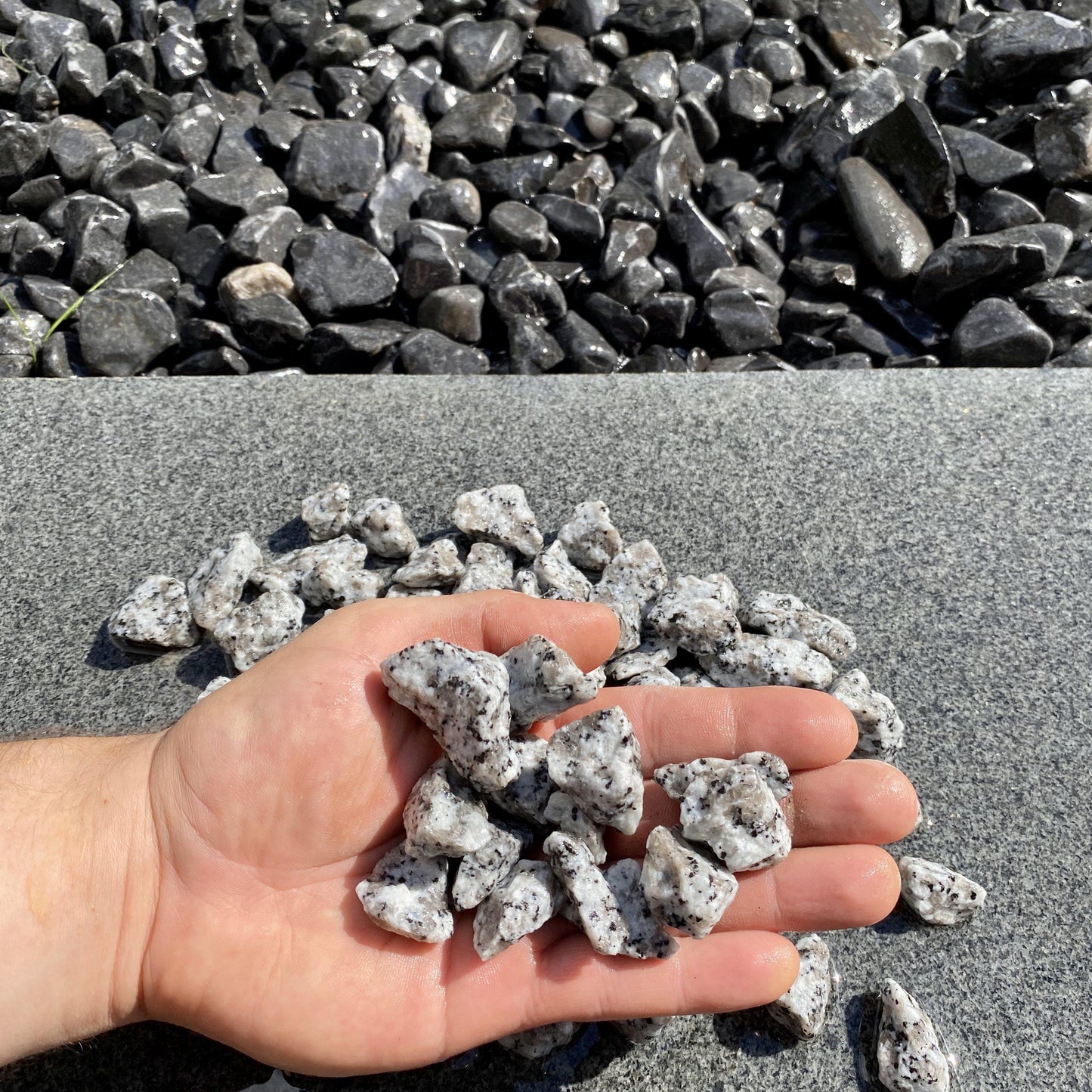 Silver Granite Gravel-Gravel-Stones4Gardens-stones4gardens