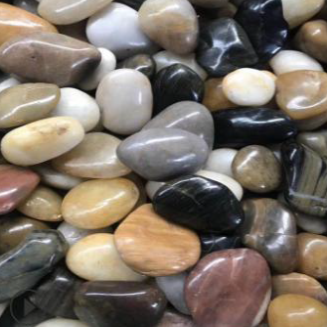 High Polished Pebbles - Black, White, Yellow, Multicolored, Maroon/Chocolate 🇮🇩